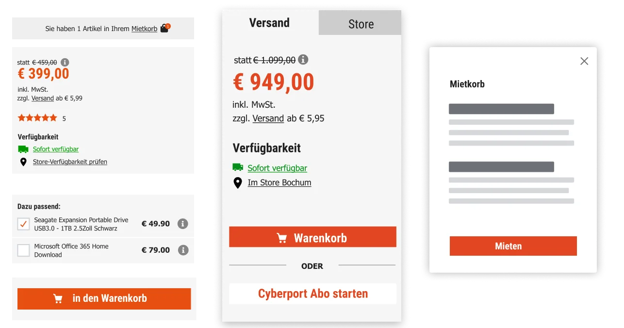 Renting journey (Miet Mich)